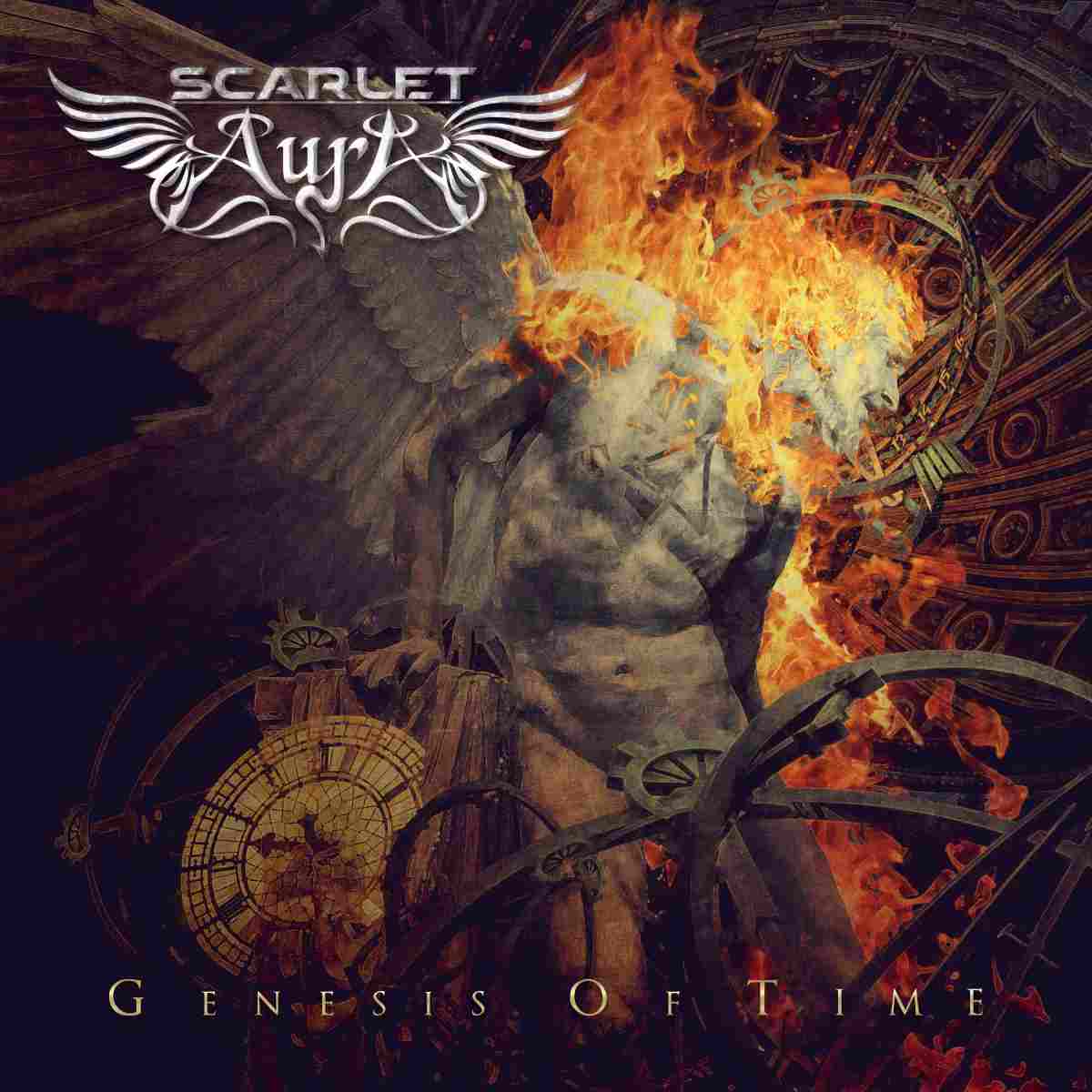 Scarlet Aura Genesis Of Time review image on Metalheads Forever Magazine