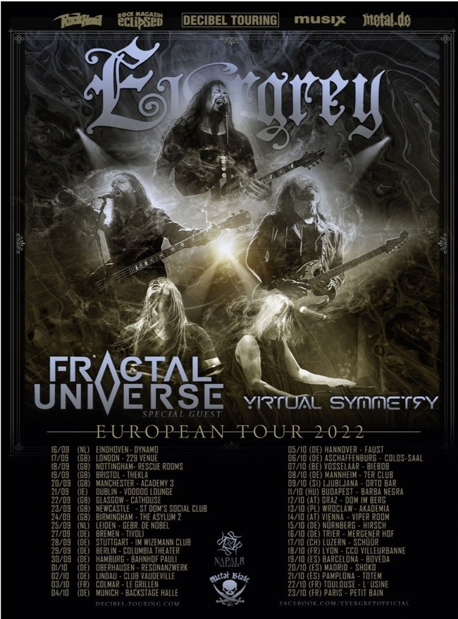 evergrey european tour 2022
