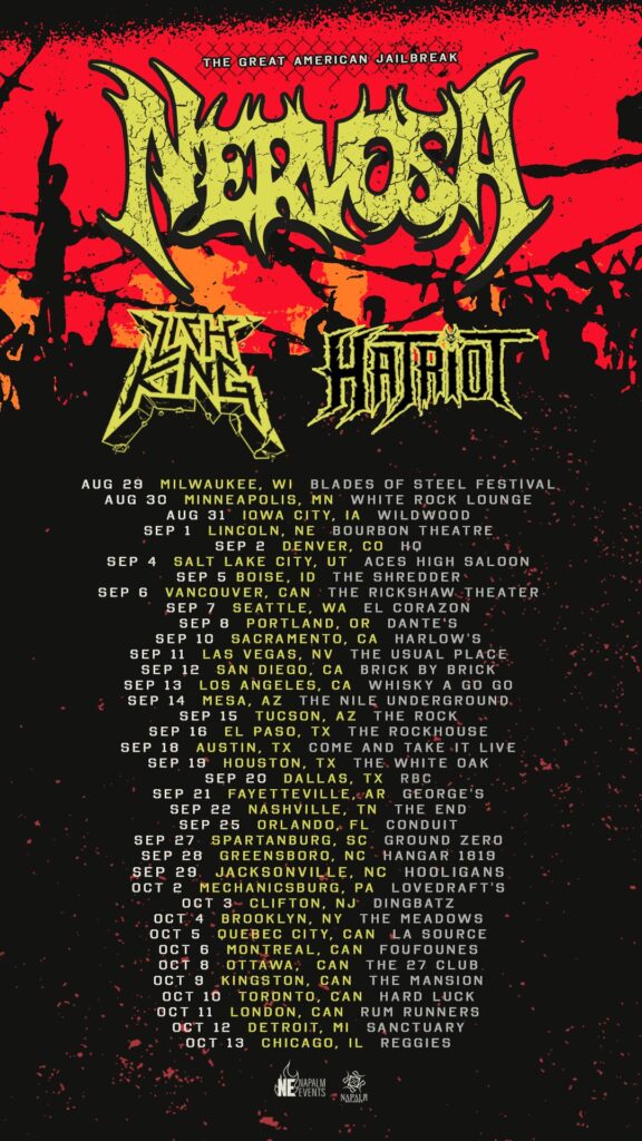nervosa tour dates